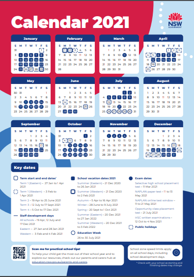 2021 school calendar - Ryde Public School